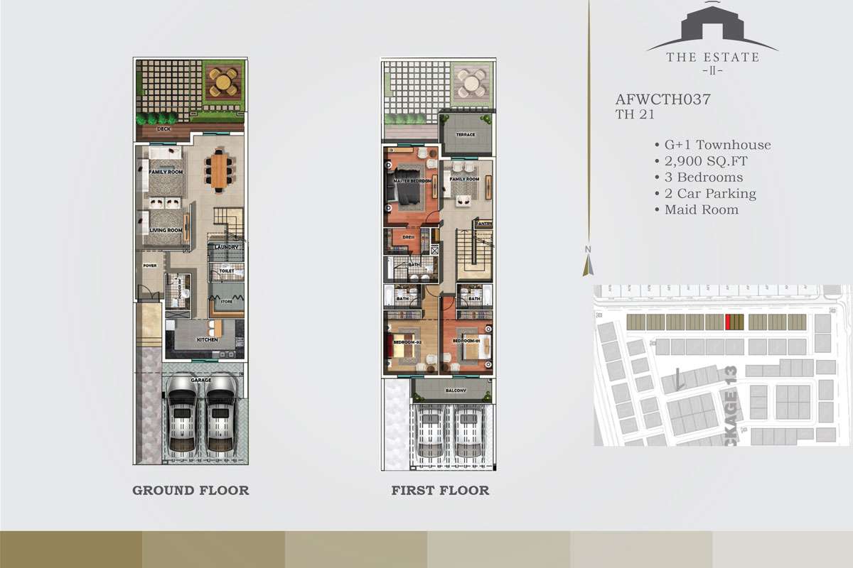 AFWCTH037-TH 21, G1 Townhouse, 2 Car Parking